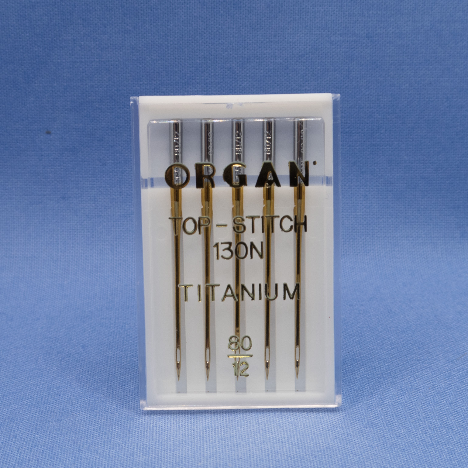 Organ Needles                 TOP STITCH 130N Titanium Size: 12/80 